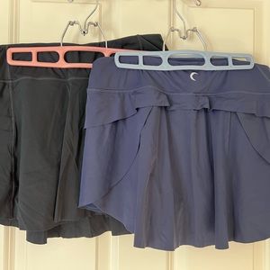 ZYIA slam skirt x 2. Navy and black.